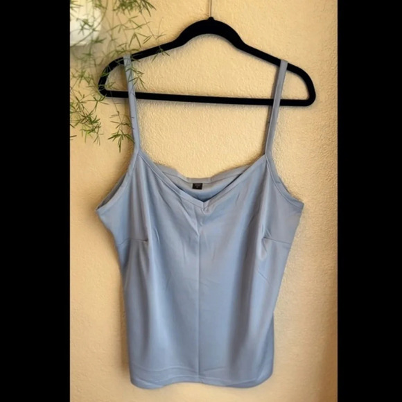 π NWT ~ ARNA YORK Vision Drape longline shirt steel blue in PLUS SIZE 20 π - Picture 3 of 11